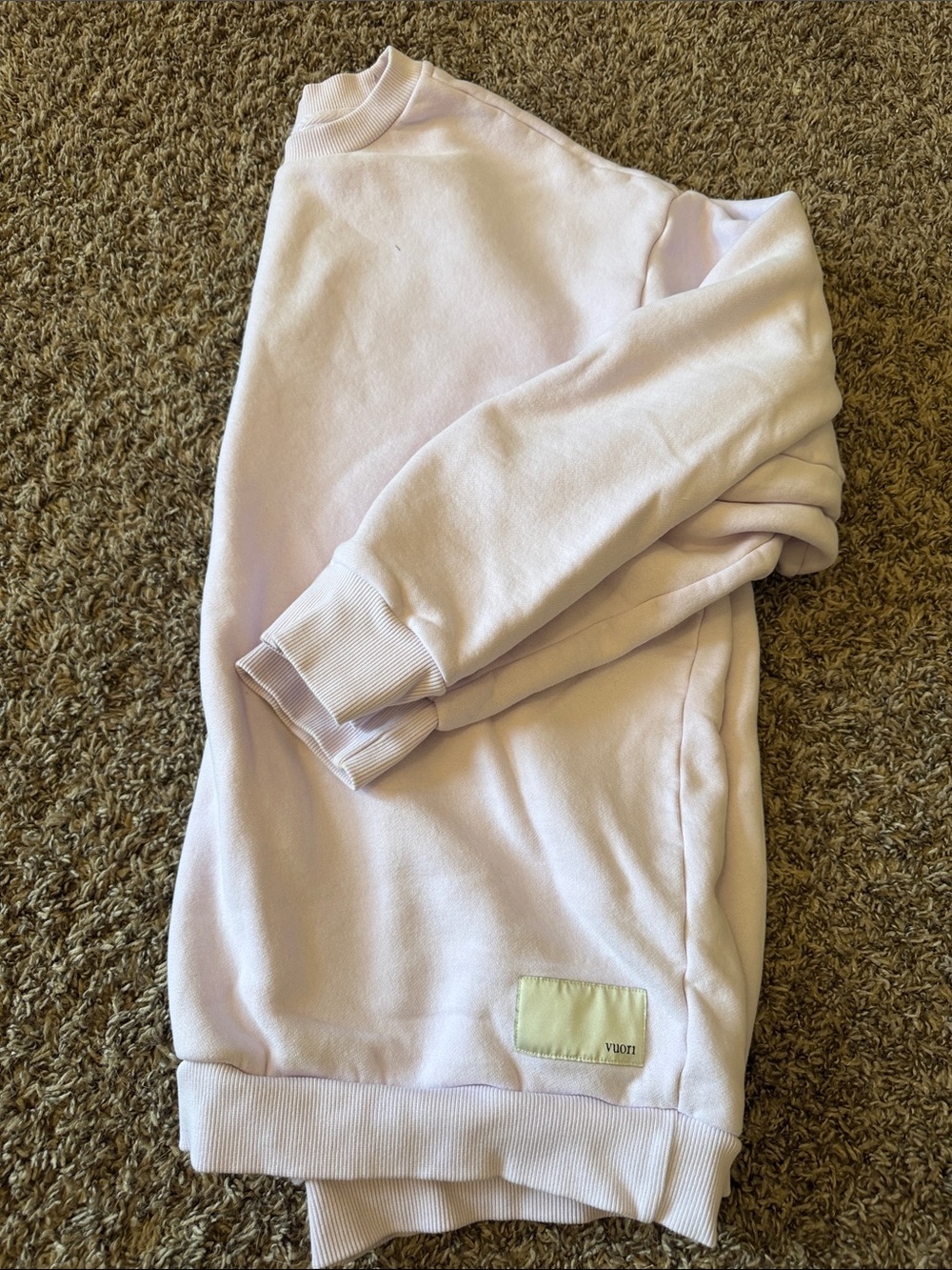 Vuori Lavender Crewneck Sweatshirt